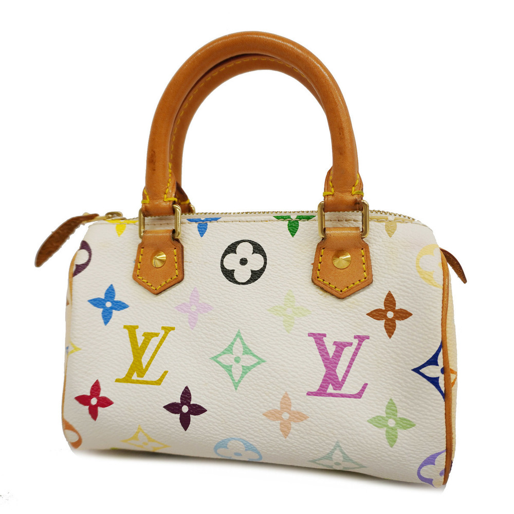 Hand Monogram Multicolor Mini Speedy Bronze